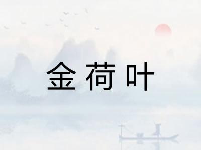 金荷叶
