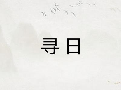 寻日