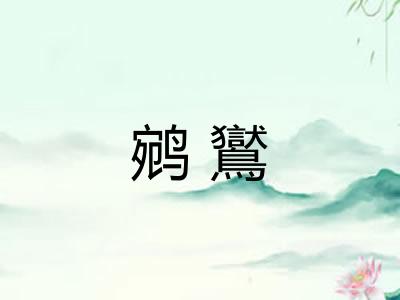 鹓鸑
