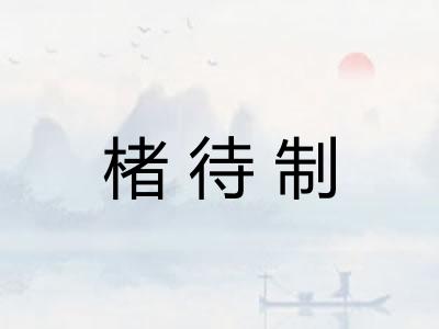 楮待制
