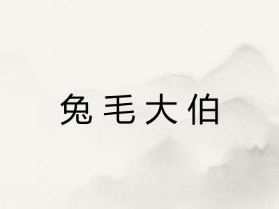 兔毛大伯
