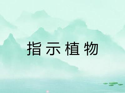 指示植物