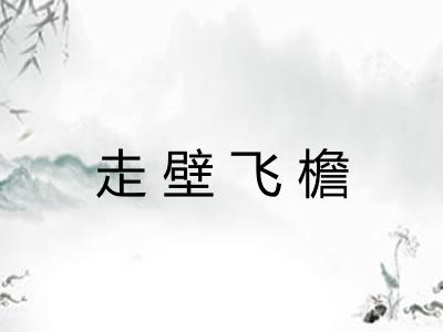 走壁飞檐