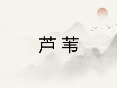 芦苇