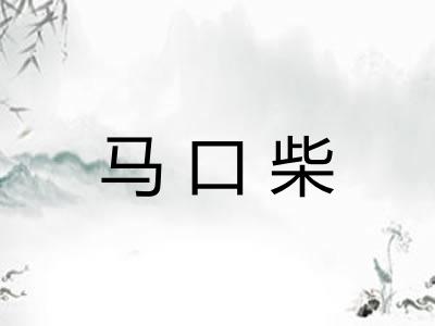 马口柴