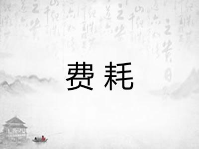 费耗