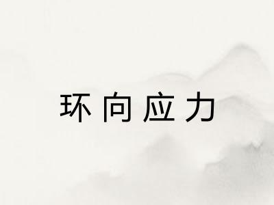 环向应力