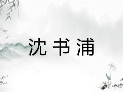 沈书浦