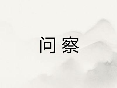 问察