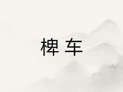 椑车