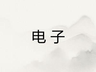 电子