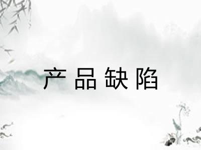 产品缺陷