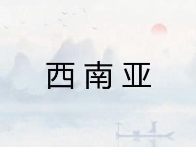 西南亚