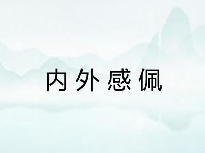 内外感佩