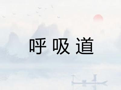 呼吸道