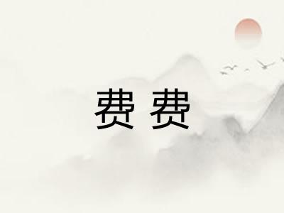 费费