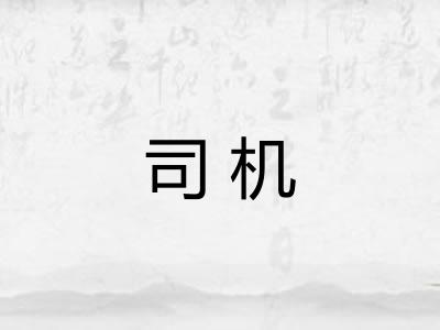 司机