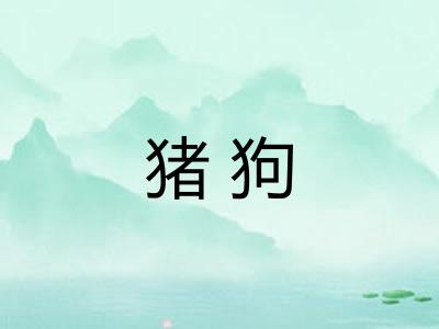 猪狗