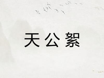 天公絮