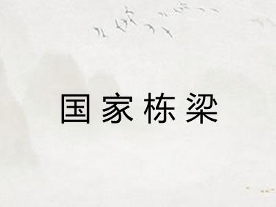 国家栋梁