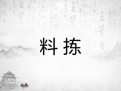 料拣