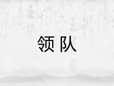 领队