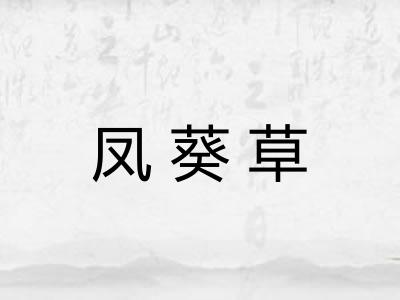 凤葵草