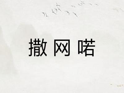 撒网喏