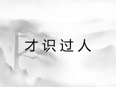 才识过人