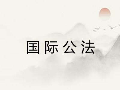 国际公法