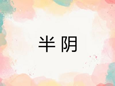 半阴