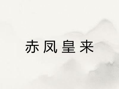 赤凤皇来